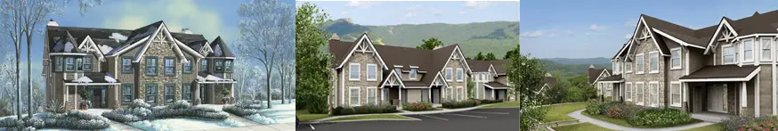 Boulder Ridge townhomes at Mount Snow Vermont