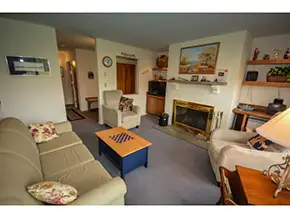 Glen Run condo living area Vermont