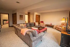 Outlook living room mountain view Vermont