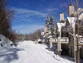 Seasons trailside exterior winter Vermont